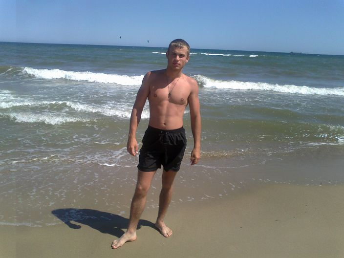 На море