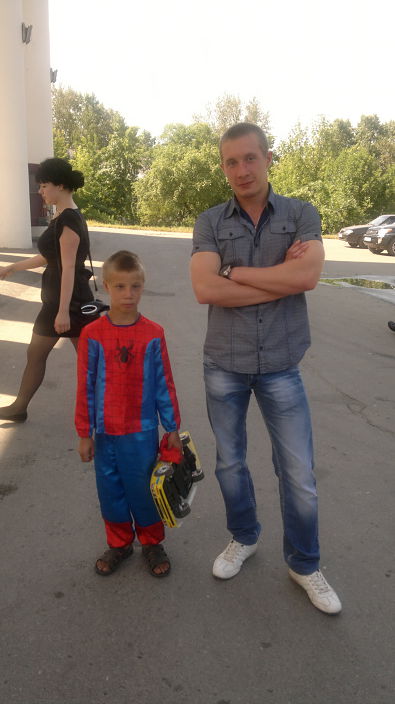 Я и человек паук))))