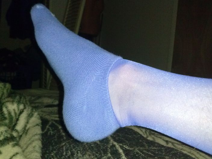 sexy blue socks and stockings.сексуальные голубые носки 