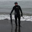 на море
