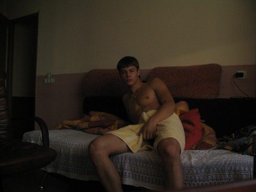 После душа....