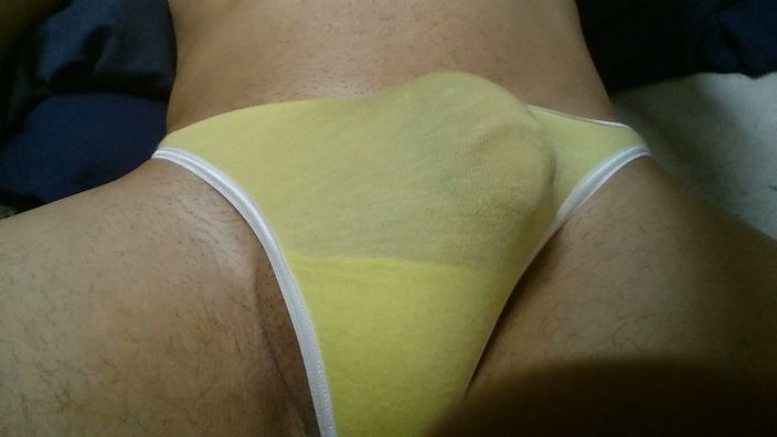 cute yellow panties.милые желтые трусики.