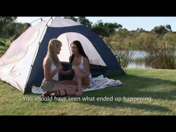 Camping lesbian fun
