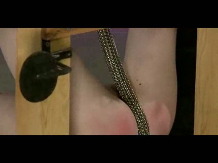 Cuffed Spanked And Made To Cum