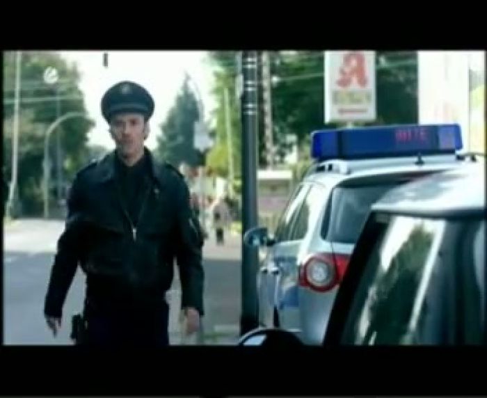 полицейский обалдел